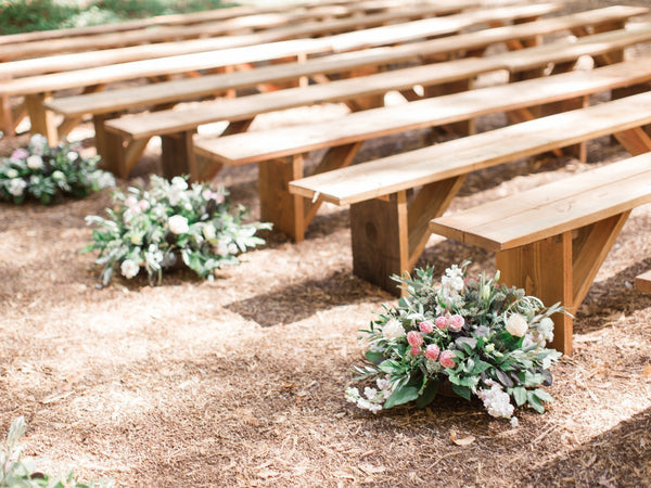 Wedding cheap bench rental