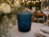 Indigo Blue Water Glass 10 oz