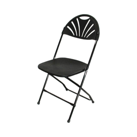 Black Fanback Chair