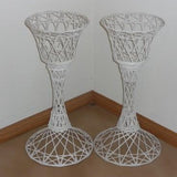 30" Wicker Plant Stand Set