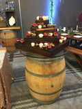 Rustic Wood 4 Piece Display Stand
