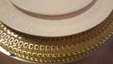 13" Golden Elizabeth Charger
