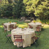Rustic Wood & Steel Folding Chair
