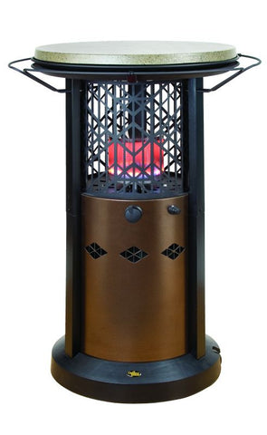 Bistro table 2025 heater