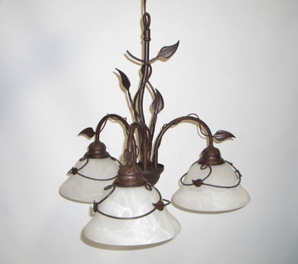 Chandelier, Antique Bronze