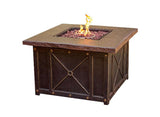 RUSTIC FIRE PIT TABLE