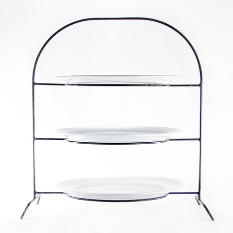 3-Tier, Iron Stand, 18"