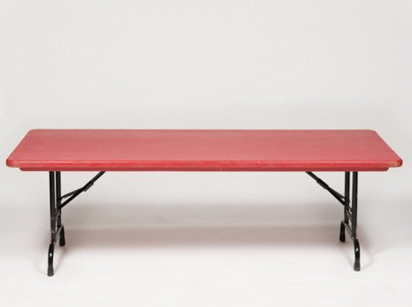 Childrens Table, Red 6'x30"