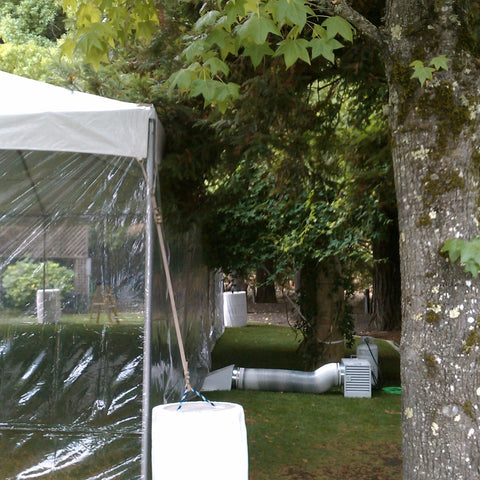 Forced Air Tent Heater 170 BTU – Party Tents Events Santa Rosa