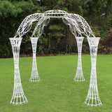 White Wicker Gazebo