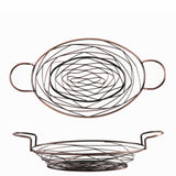 Bronze Bread Basket w/Handles