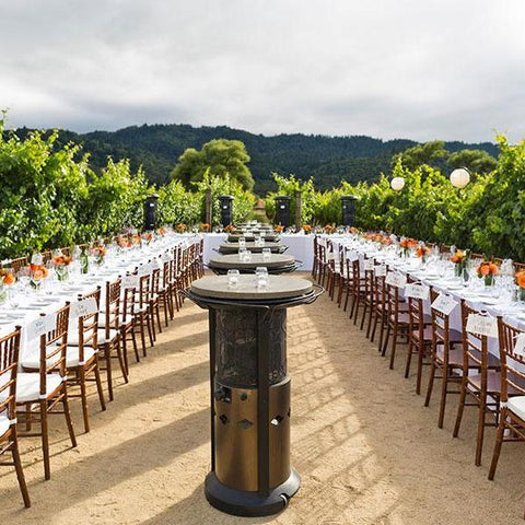 Heater, Bistro Table, 16K BTU – Party Tents Events Santa Rosa