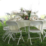 White Samsonite Chair